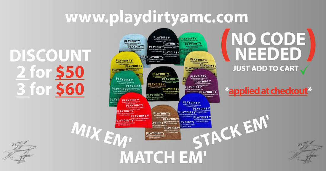 PDAMC "MONO" Beanie sale: BUY 2 for $50, BUY 3 for $60