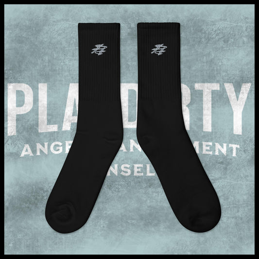 'PD' LOGO Embroidered socks