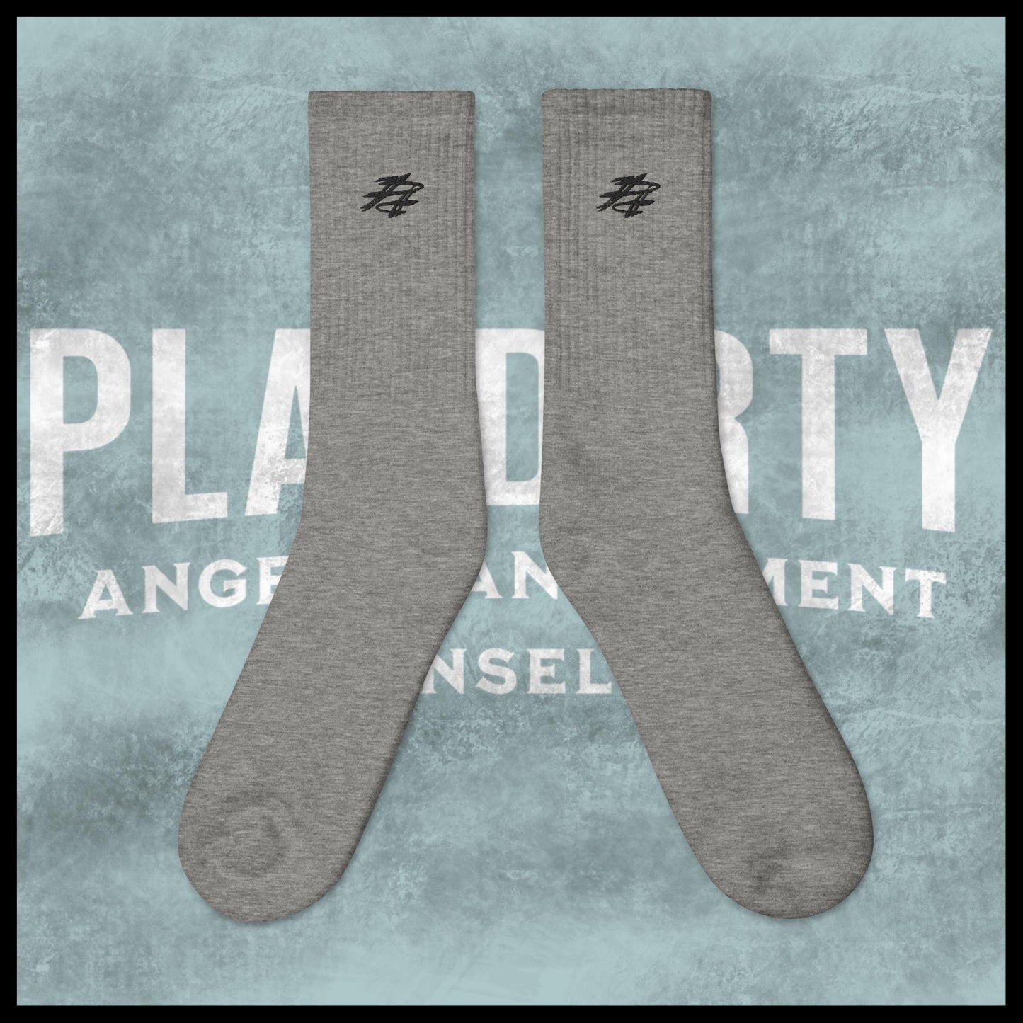 'PD' LOGO Embroidered socks