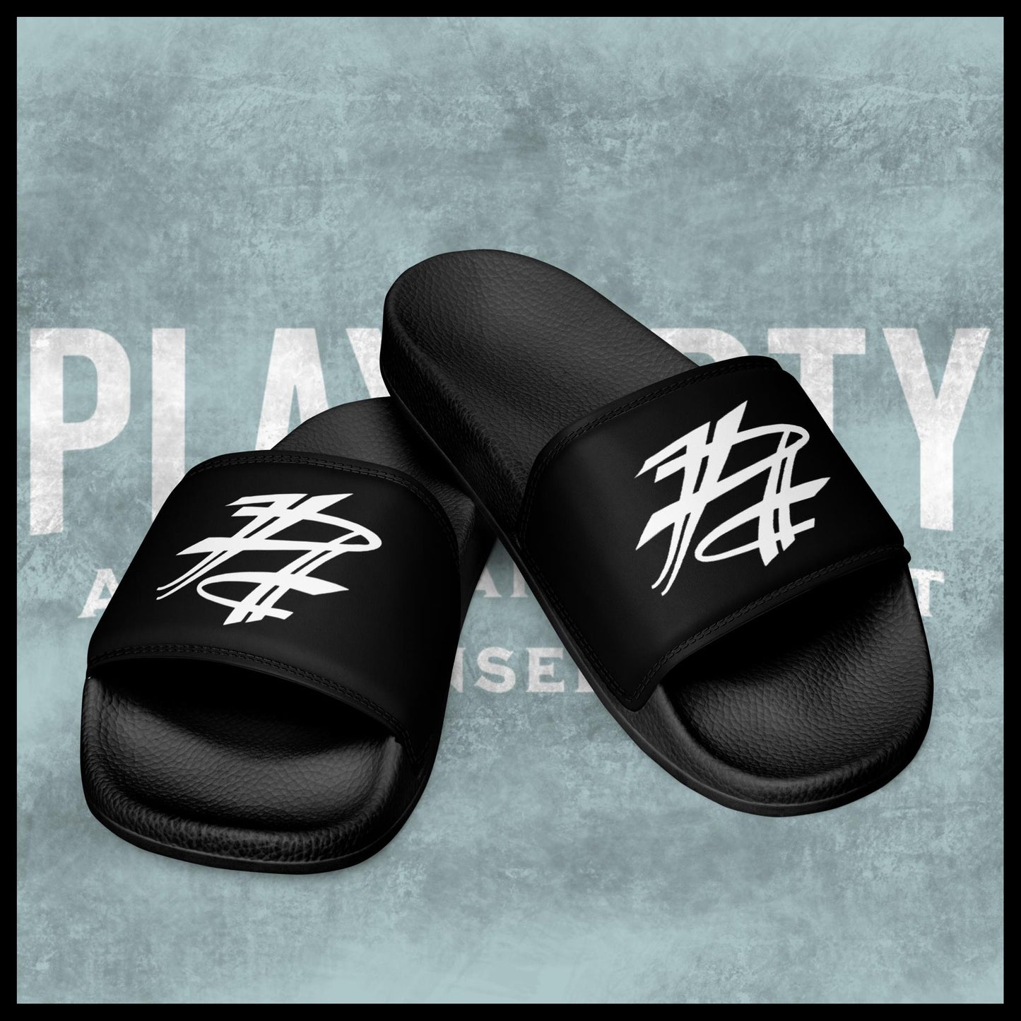 PLAYDIRTY LOGO Men’s slides